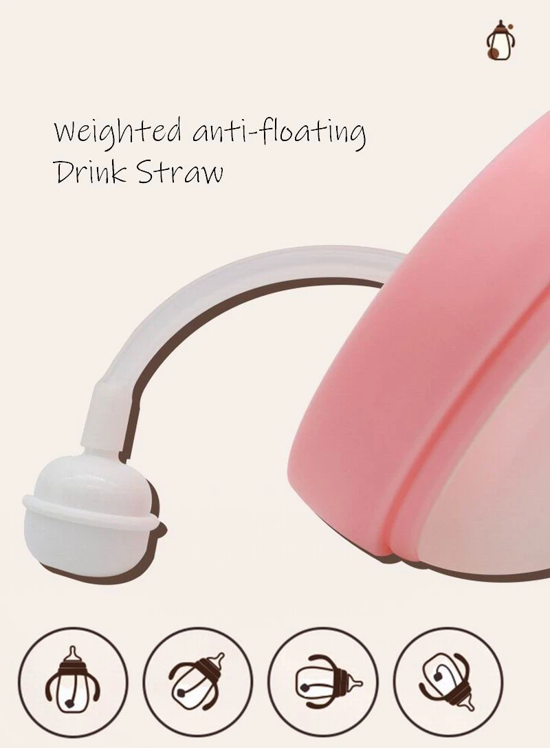 baby silicon bottle, sippy cup (1)