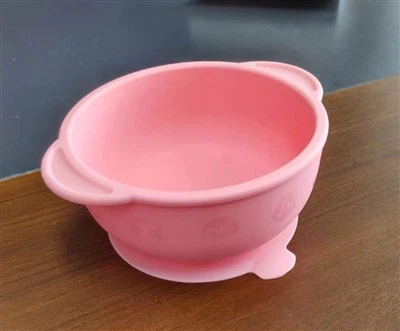 Tigela de silicone para bebês Sunction